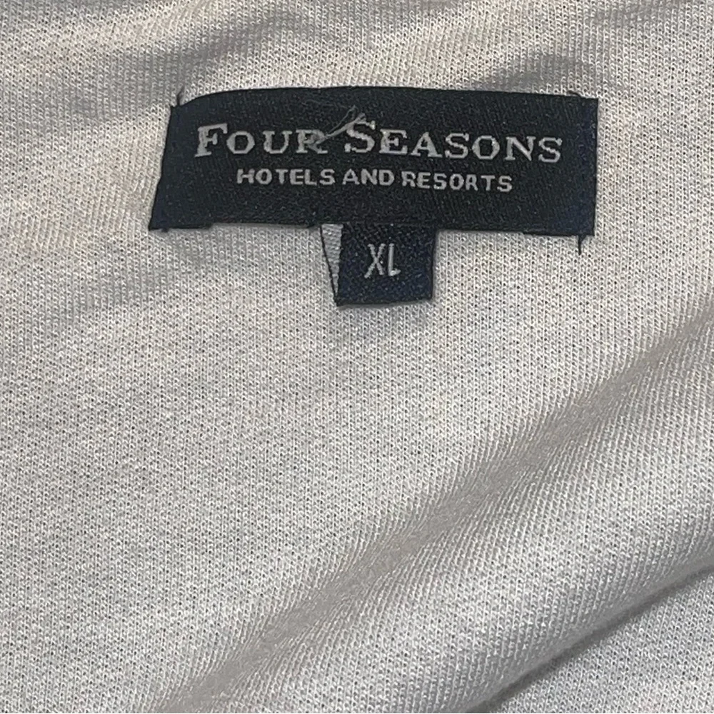 Four Season cotton wool blend heavy hoodie unisex robe L/XL missing th waist tie - Picture 4 of 7